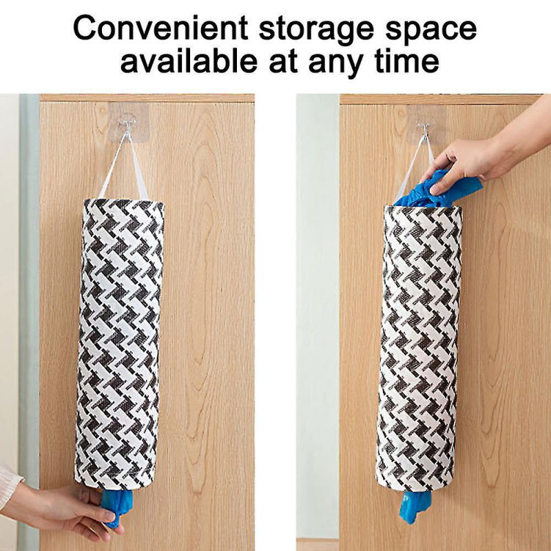4pcs Kitchen Plastic Bag Storage, Garbage Bag Storage