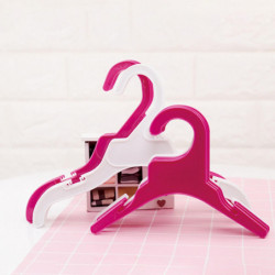 10Pcs Plastic Dog Puppy Cat Clothes Hanger Rack Storage Organizer Pet Supplies