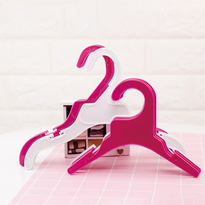 10Pcs Plastic Dog Puppy Cat Clothes Hanger Rack Storage Organizer Pet Supplies