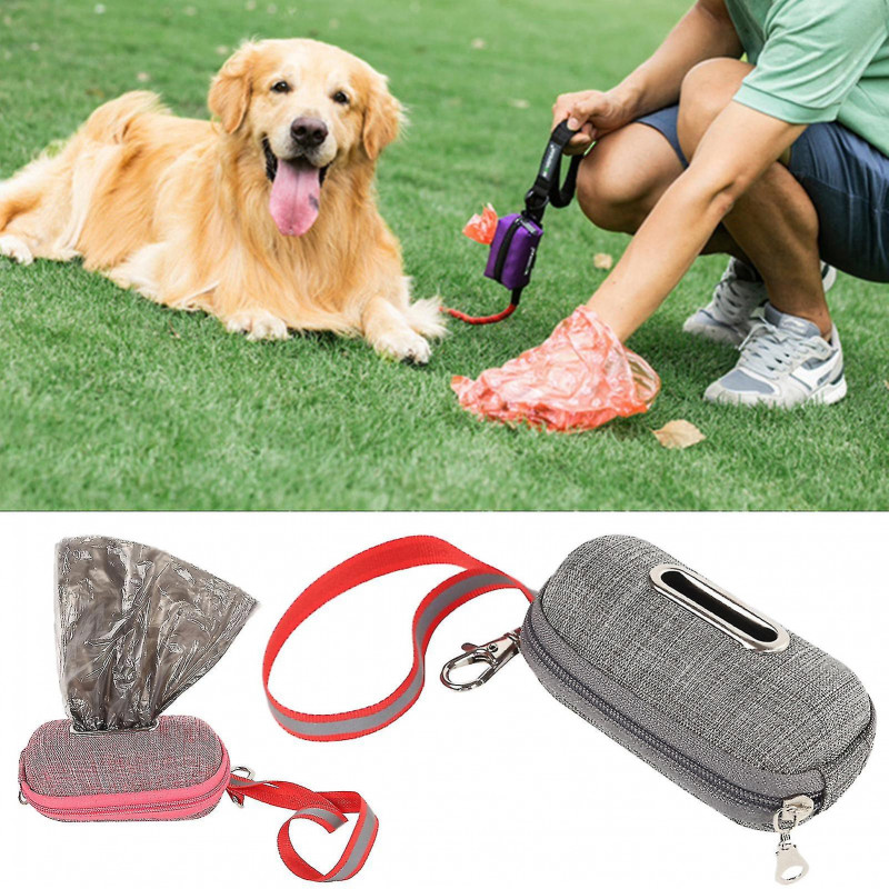 Porte-sac caca écologique Grande capacité Chien Poops Sac Distributeur avec corde pour Home_h