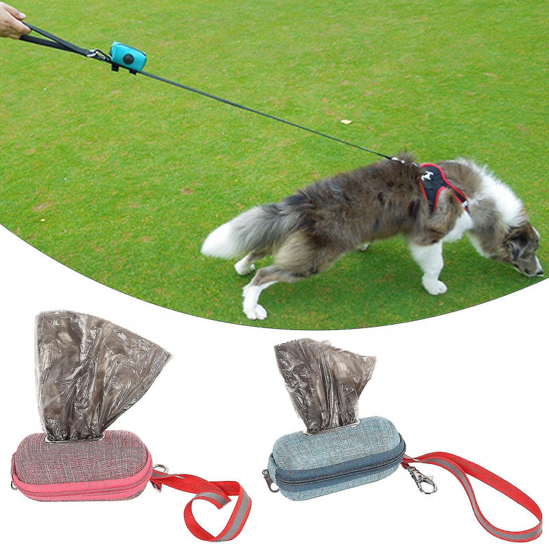 Porte-sac caca écologique Grande capacité Chien Poops Sac Distributeur avec corde pour Home_h