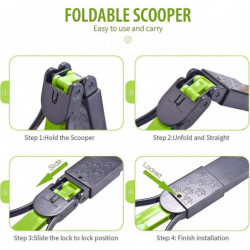 Non-breakable Pet Pooper Scooper For Dogs And Cats With Long Handle High Strength Material And Durable Spring For [...]