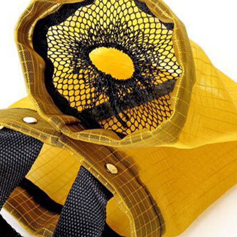 Porte-sac poubelle - Sac poubelle en nylon réutilisable | Sac en filet à ordures Accessoires marins pour la maison [...]