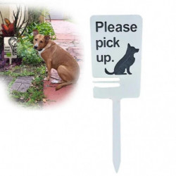 Panneau de caca de chien avec porte-sac,Panneaux de chien sans caca pour la cour,Panneaux de chien sans caca pour [...]