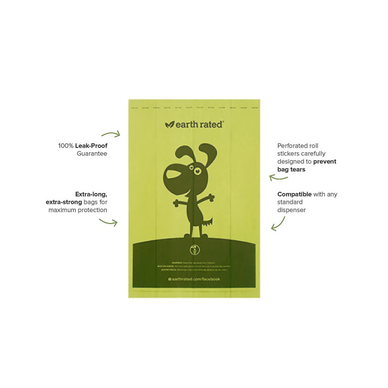 120pcsearth Rated Dog Poop Bags Extra Thick And Strong Poop Bags