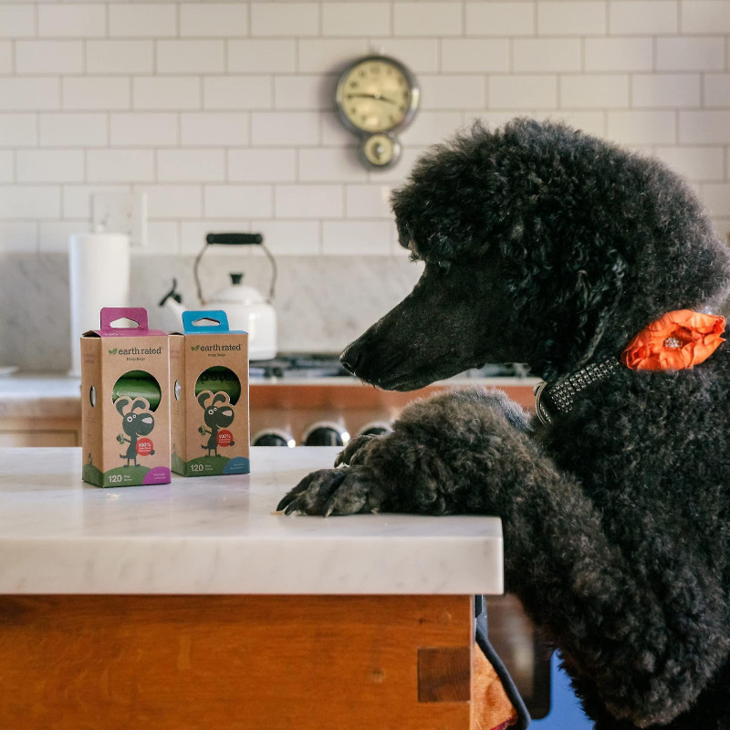 120pcsearth Rated Dog Poop Bags Extra Thick And Strong Poop Bags