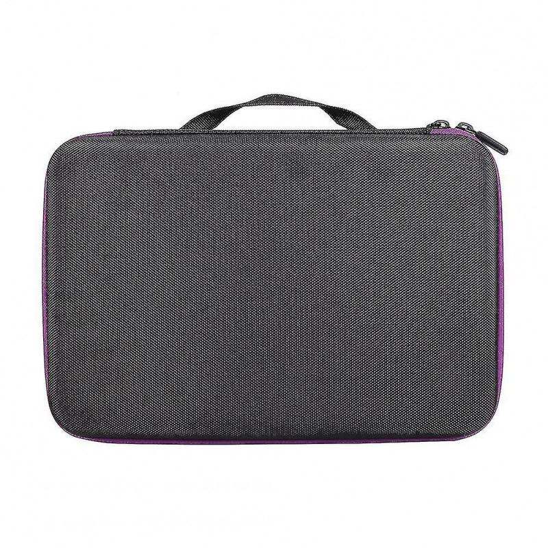 Portable 19 Slots Eva Essential Oil Bottle Organizer Holder Storage Bag Container (purple)