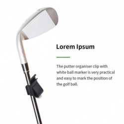 12pcs Golf Putter Clip Bag Organizer Club Holder Outdoor Clamp Small Practical