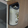 Holder Storage Box Bag Dispenser Trash Bag Saver Wall Mount Stainless