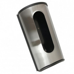 Holder Storage Box Bag Dispenser Trash Bag Saver Wall Mount Stainless