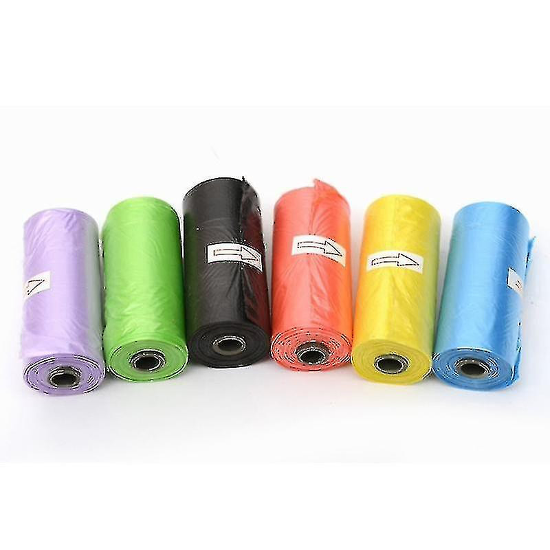 10 Rolls Pet Poop Waste Garbage Bags (15 Pcs Per Roll)(purple)