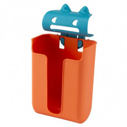 Garbage Bag Organizer Grocery Bags Holder Paper Towel For Cabinet Orange-CE