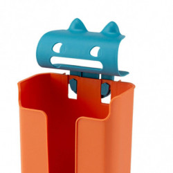 Garbage Bag Organizer Grocery Bags Holder Paper Towel For Cabinet Orange-CE