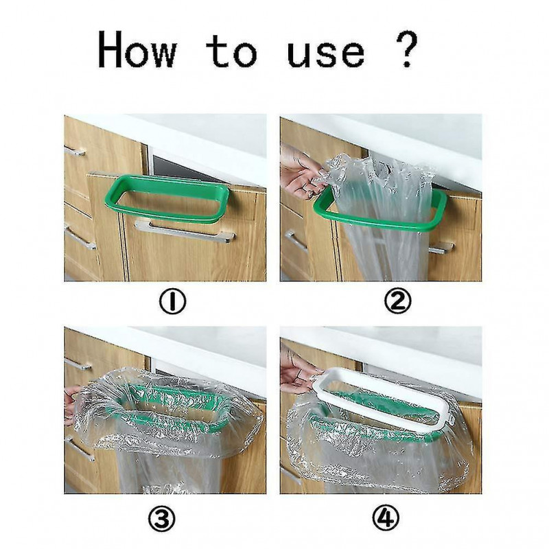 5 Pcs Portable Trash Bag Holder Hanging Trash Garbage Bag Holder-CE
