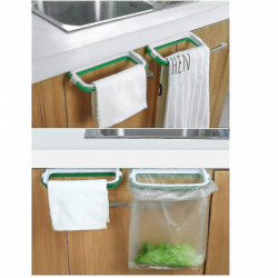 5 Pcs Portable Trash Bag Holder Hanging Trash Garbage Bag Holder-CE