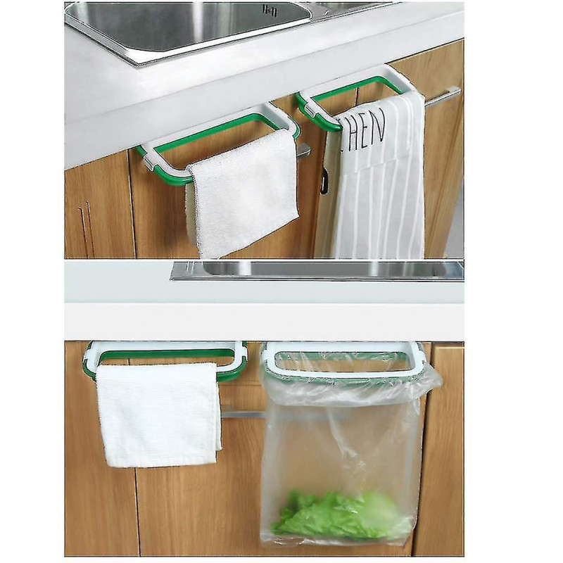 5 Pcs Portable Trash Bag Holder Hanging Trash Garbage Bag Holder-CE