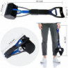 Long Handle Pet Pooper Scooper Chien Chat Ramasseur de déchets