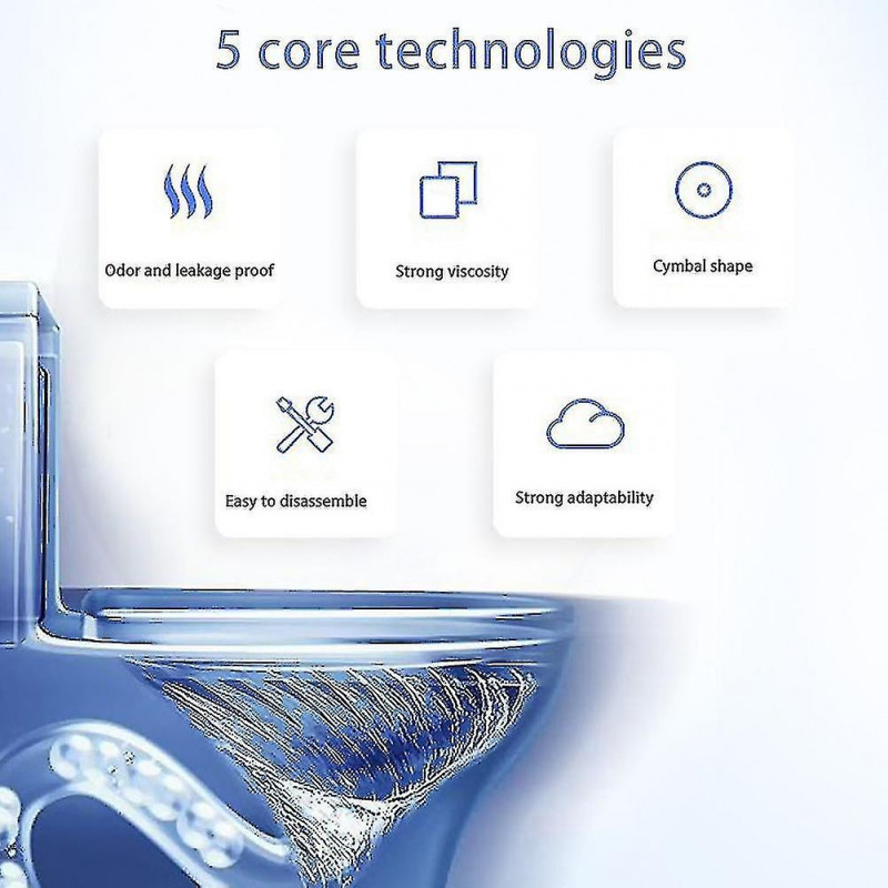 Strong Adhesion And Durable With Flanged Toilet - Leak Proof Extra Thick