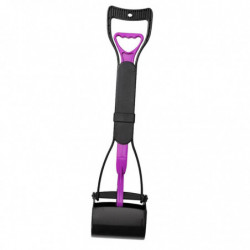 Pet Poop Scooper Poo Shovel Puppy Waste Pick-up Tools For Cat Dogs Purple