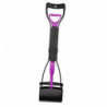 Pet Poop Scooper Poo Shovel Puppy Waste Pick-up Tools For Cat Dogs Purple
