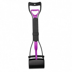 Pet Poop Scooper Poo Shovel Puppy Waste Pick-up Tools For Cat Dogs Purple