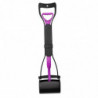 Pet Poop Scooper Poo Shovel Puppy Waste Pick-up Tools For Cat Dogs Purple