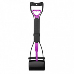Pet Poop Scooper Poo Shovel Puppy Waste Pick-up Tools For Cat Dogs Purple