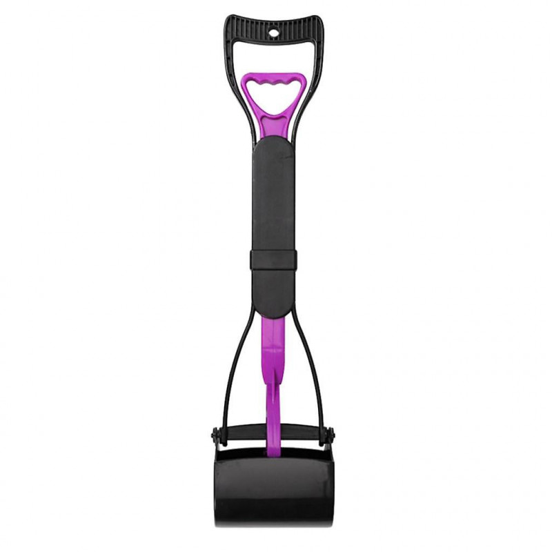 Pet Poop Scooper Poo Shovel Puppy Waste Pick-up Tools For Cat Dogs Purple