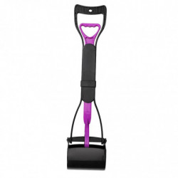 Pet Poop Scooper Poo Shovel Puppy Waste Pick-up Tools For Cat Dogs Purple