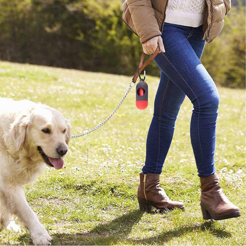 4 rouleaux de sacs à crottes de chien, distributeur de sacs pour sacs à crottes de chien, sacs à déjections [...]