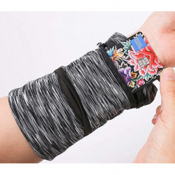 Pochette de poignet, portefeuille de poche avec fermeture à glissière pour la course, la marche, la randonnée, le [...]
