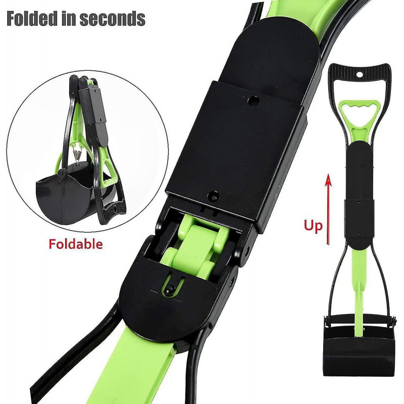 Pet Pooper Scooper pour chiens, Scooper portable pour chien Pooper Scooper avec longue poignée, pliable Dog Poop [...]