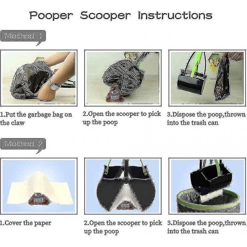 Heytea Pooper Scooper For Large Small Dogs, Foldable Dog Poop Waste Pick Up Shovel, Portable Dog Pooper Scooper [...]