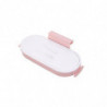 Kitchen Plastic Garbage Bag Holder With Cover / Multifunction Scouring Pad Drybluepink2pcs
