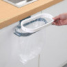 Kitchen Plastic Garbage Bag Holder With Cover / Multifunction Scouring Pad Drybluepink2pcs