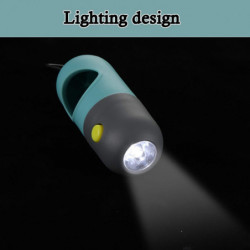 2pcs Dog Poop Waste Bag Holder Dispenser With Led Flashlight