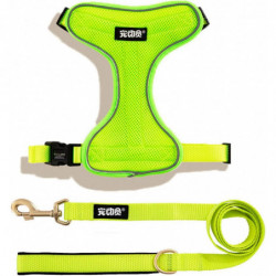 Nc 2022 New Pet Supplies Dog Automatic Hand Holding Rope Night Reflective Chest Strap Suit