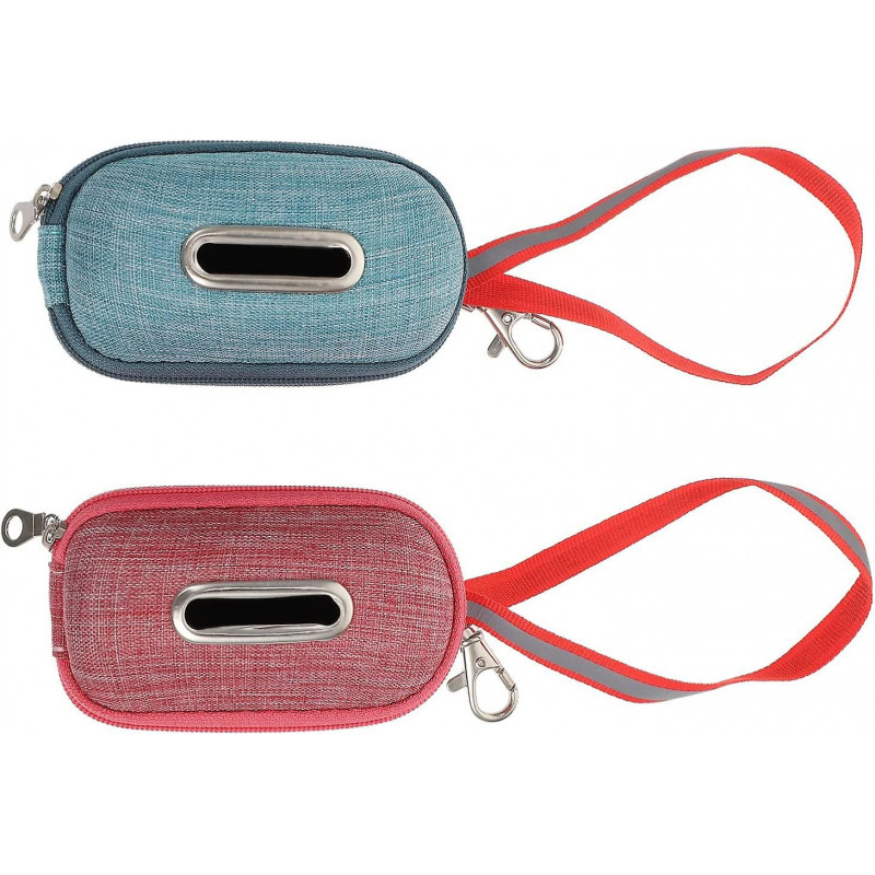 Ubiuo 2pcs Dog Poop Bag Holder Pouch Pet Rubbish Bags Pouches Dispenser Leak- Proof Dog Waste Bags Doggie Poop [...]