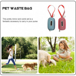 Ubiuo 2pcs Dog Poop Bag Holder Pouch Pet Rubbish Bags Pouches Dispenser Leak- Proof Dog Waste Bags Doggie Poop [...]