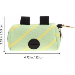 Ubiuo Dog Poop Bag Dispenser Polyester Dog Poop Bag Holder Roll Of Poop Bags Waste Bag Dispenser Green Green -