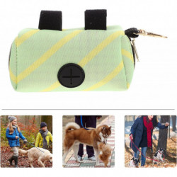 Ubiuo Dog Poop Bag Dispenser Polyester Dog Poop Bag Holder Roll Of Poop Bags Waste Bag Dispenser Green Green -