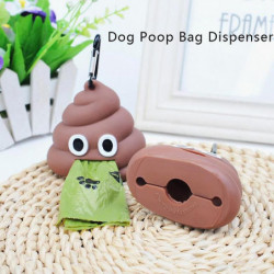 Distributeur de sac à crottes pour chiens Porte-sacs à déchets pour animaux de compagnie Respectueux de [...]