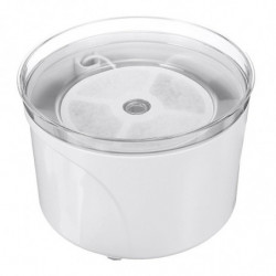 2.5L autoxic usb led night light pet water fountains smart mute large capacity pet water dispenser