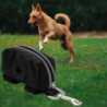 Dog Poop Bag Dispenser With Elastic Strap Holder Carrier,black