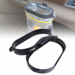 Self Adhesive Vehicle Auto Car Trash Holder Garbage Bag Rubbish Bin Hanging Rack