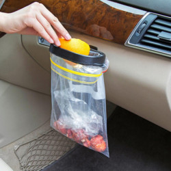 Self Adhesive Vehicle Auto Car Trash Holder Garbage Bag Rubbish Bin Hanging Rack