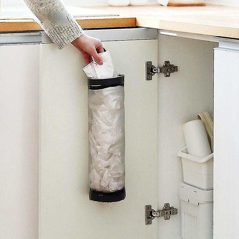 Household Grocery Bag Holder Wall Mount Plastic Bag Holder Dispenser Hanging Storage Trash Garbage Bag Kitchen [...]