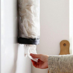 Household Grocery Bag Holder Wall Mount Plastic Bag Holder Dispenser Hanging Storage Trash Garbage Bag Kitchen [...]