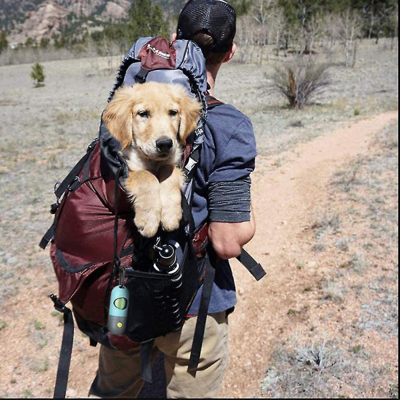 2 Pieces Dog Poop Waste Bag Holder Dispenser With Led Flashlight Waste Bags Leak-proof Dog Waste Bags