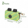 2 Pack Fashion Dog Poop Waste Bag Dispenser, Pet Dog Waste Bag Dispenser, Dog Poop Bag Holder